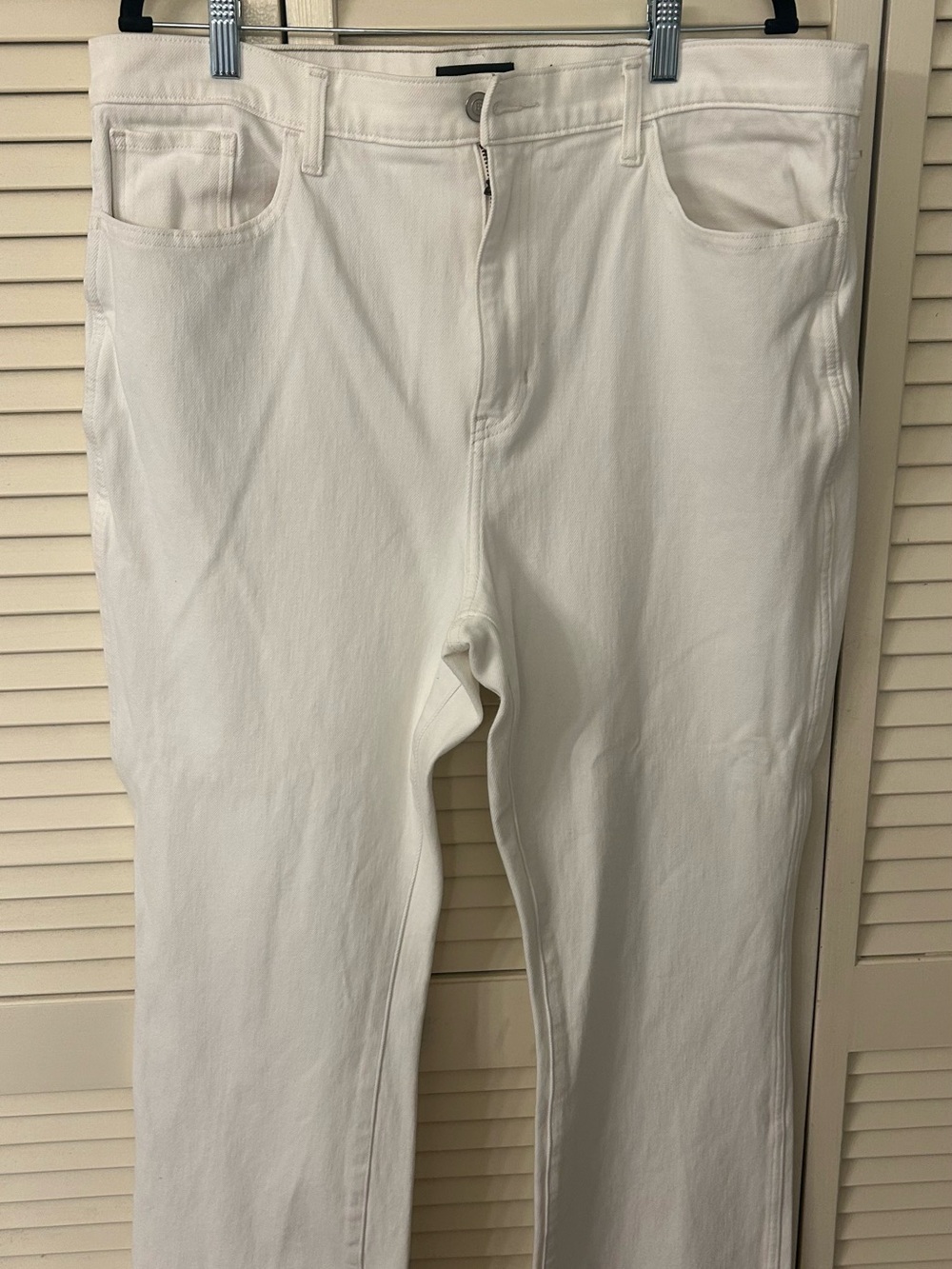 Banana Republic Cream High Rise Crop Boot Jeans